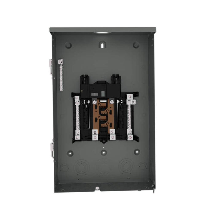 Siemens SN Series 200 Amp 8-Space 16-Circuit Outdoor Main Breaker Plug-On Neutral Load Center, model SNW0816B1200T, product view