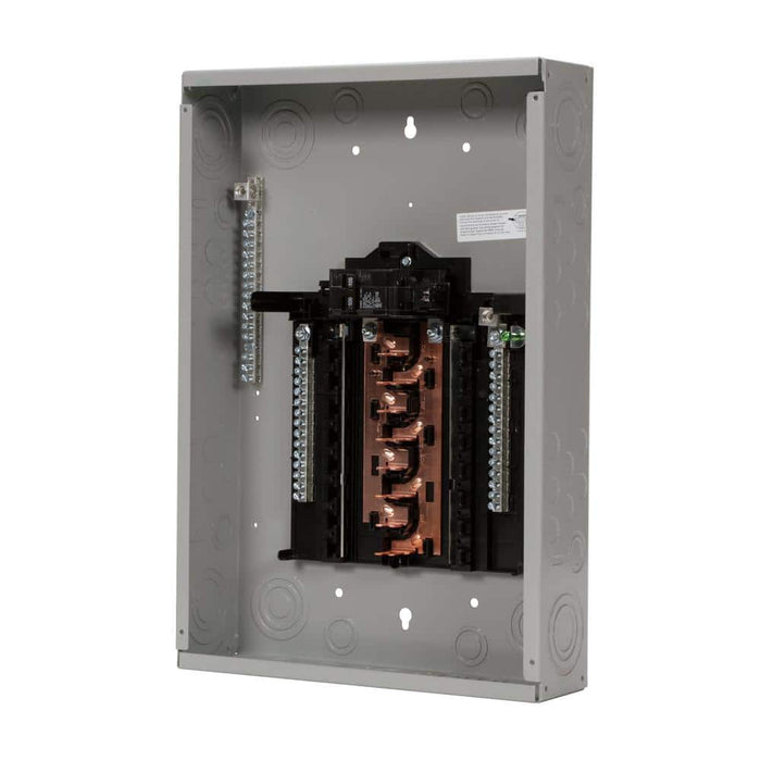 Siemens PN Series 100 Amp 16-Space 32-Circuit Main Breaker Plug-On Neutral Load Center Indoor with Copper Bus, model PN1632B1100C, alternate product view 2