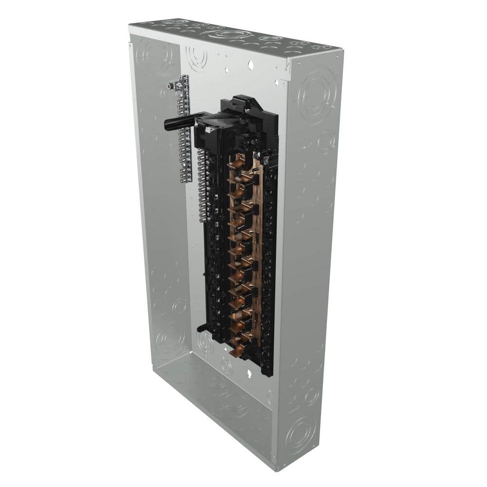Siemens PN Series 100 Amp 30-Space 30-Circuit Main Breaker Plug-On Neutral Load Center Indoor with Copper Bus, model PN3030B1100C, alternate product view 2