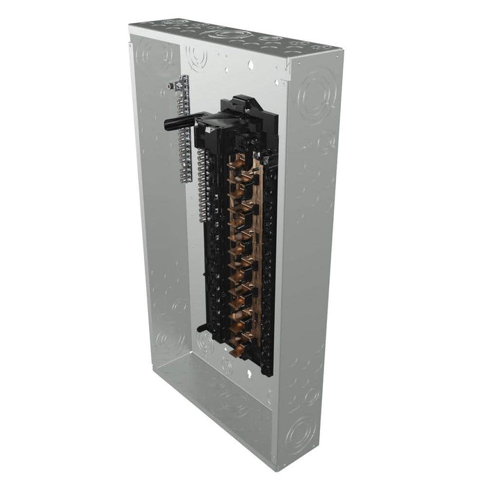 Siemens PN Series 100 Amp 30-Space 30-Circuit Main Breaker Plug-On Neutral Load Center Indoor with Copper Bus, model PN3030B1100C, alternate product view 2