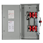 Siemens General Duty Double Throw 200 Amp 240-Volt 2-Pole Outdoor Non-Fusible Safety Switch, model DTGNF224NR, alternate product view 2