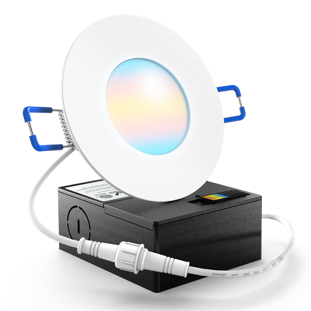 LED Recessed Lighting Kit, 3-Inch, Slim, Selectable CCT | LED LIGHTING ...