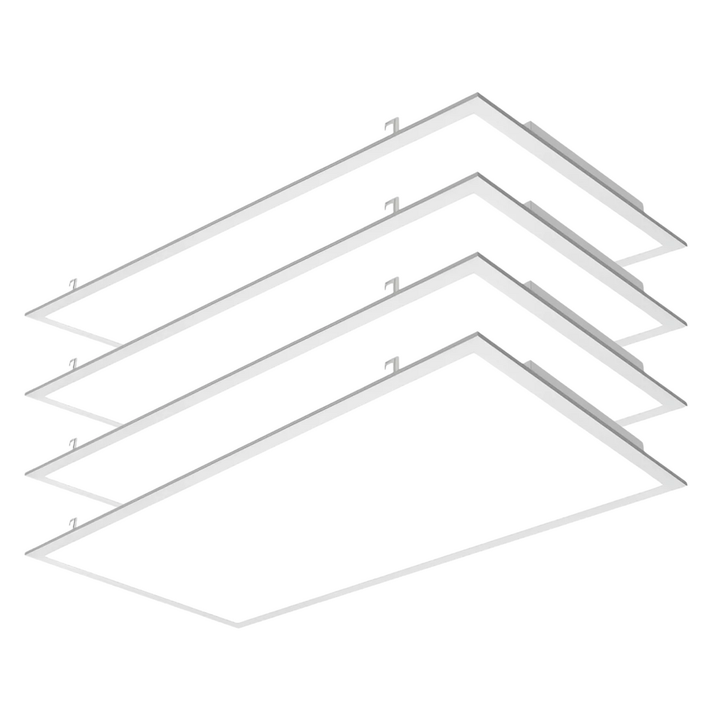 LED Ceiling Panel Light, 72W/60W/50W/40W/30W, 2x4, Selectable Wattage & CCT, 9000 Lumens