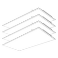 LED Ceiling Panel Light, 72W/60W/50W/40W/30W, 2x4, Selectable Wattage & CCT, 9000 Lumens