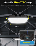 The voltage range offers consistent high output light.