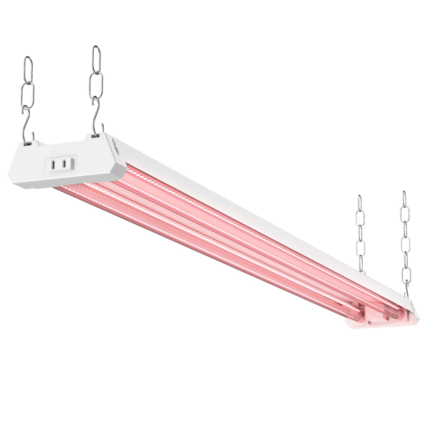 4 bulb grow light Sunco 4FT LED Grow Light for Indoor Plants 40W, Full Spectrum, Hanging Suspended Fixture, Linkable, Plug in, Greenhouse Year Round for Indoor Plants