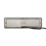 Gun Metal louvered brick step light - rear wiring view
