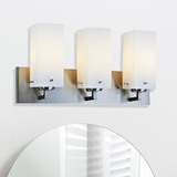 3-Light LED Satin Nickel Vanity Light, 18 Inch, 4488 Series