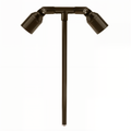 16 Inch Span Twin Path Light in Bronze, close product view