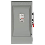 Siemens Heavy Duty 200 Amp 600-Volt 3-Pole Outdoor Fusible Safety Switch, model HF364R, product label detail
