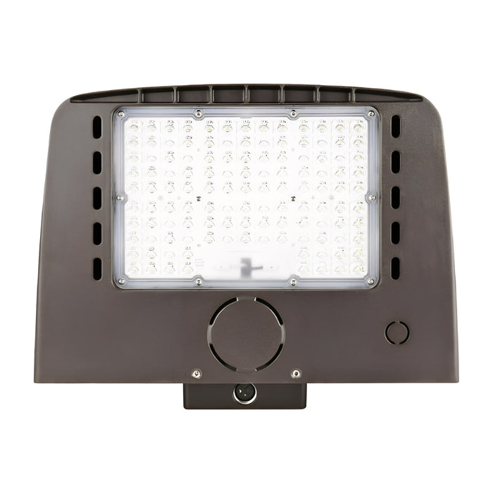 LED Full Cutoff Wall Pack, Dusk to Dawn, 45W/36W/27W/18W, Selectable Wattage & CCT, 7000 Lumens