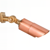 Copper Adjustable-Hood Bullet Downlight, Tree-Mount, 2 Inch Head, Raw Copper, 45° Beam Angle, 270 Lumens