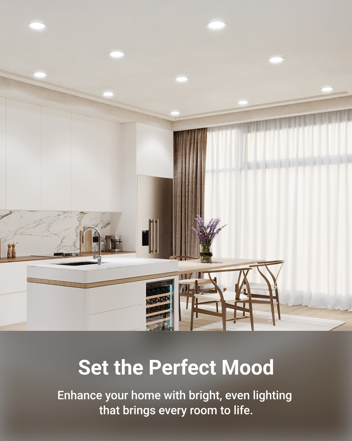 Recessed LED Lighting, 4 Inch, Slim, Wafer Thin, Smooth Trim, 700 Lumens