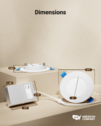 Recessed LED Lighting, 4 Inch, Slim, Wafer Thin, Smooth Trim, 700 Lumens