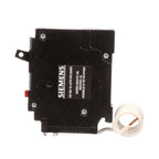 Siemens Type QE Single-Pole Ground Fault Equipment Protection Circuit Breaker, model QE120, product label detail, image 11