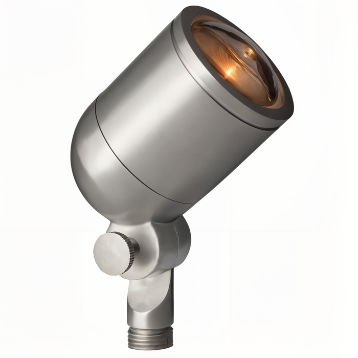 Silver-plated compact directional bullet landscape light