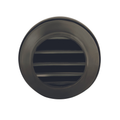 Brass four-louvered disc step light in Gun Metal finish