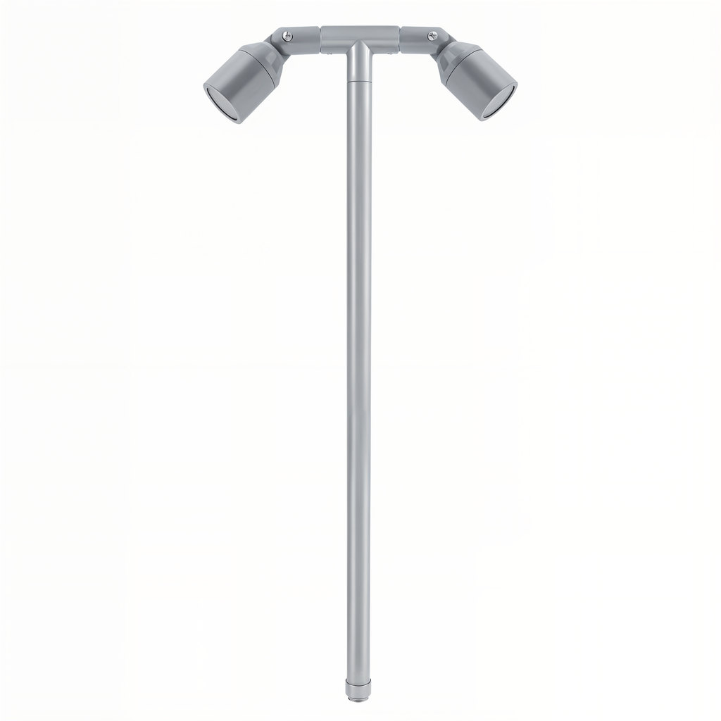 16 Inch Span Twin Path Light in Silver Plated, close product view