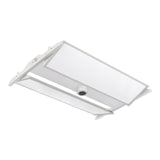 Ceiling-mounted high bay light fixture rotatable lenses