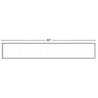 Dimensions of 4 ft light fixture or lighting fixture