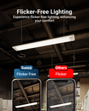 Experience flicker-free lighting that enhances and comforts your sight and task-lighting.