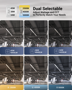 The fixture provides instant bright light with no buzzing or flickering. 