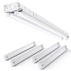 4ft T8 LED Ready Strip Light Fixture, Double-Lamp, Non-Shunted, Single-Ended
