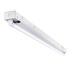The 4ft LED Ready Single Tube Light Fixture features a prismatic lens for low-glare illumination, non-shunted sockets, and pre-wiring for optimal lighting performance.