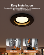 Follow our installation guide for a quick and easy setup of this selectable recessed light. Suitable for damp locations.