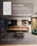 Recessed LED Lighting, 4 Inch, Trimless, Smooth Trim, Selectable CCT, 1000 Lumens