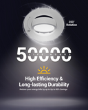Recessed LED Lighting, 4 Inch, Slim Gimbal, Selectable CCT, 850 Lumens