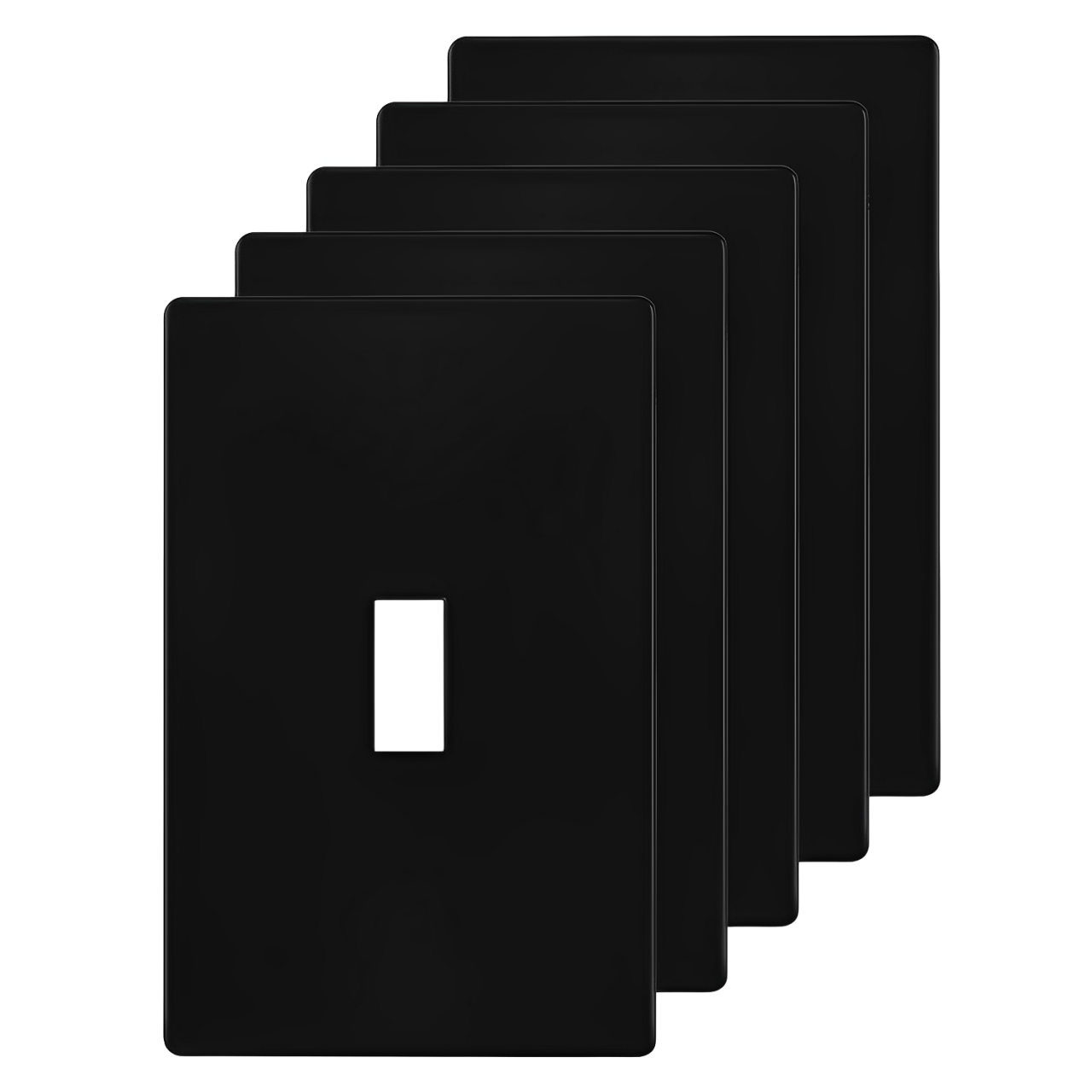 Enerlites Antimicrobial Screwless Toggle One-Gang Wall Plate