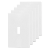 Enerlites Antimicrobial Screwless Toggle One-Gang Wall Plate