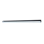 Black architectural linear pendant diffuser-side view