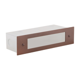 Lensed Brick step light in Rust