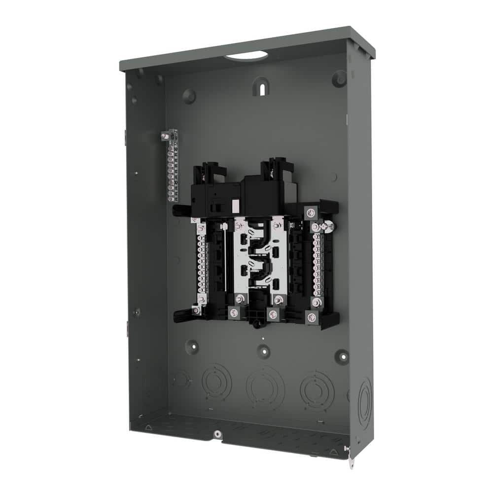 Siemens PN Series 200 Amp 8-Space 16-Circuit Main Breaker Plug-On Neutral Trailer Panel Outdoor with Copper Bus, model PNW0816B1200TC, product view