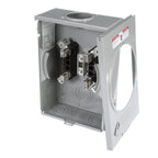 Siemens 135 Amp 4 Jaw Ringless Overhead/Underground Fed Meter Socket, model UAT111-0G, alternate product view 5