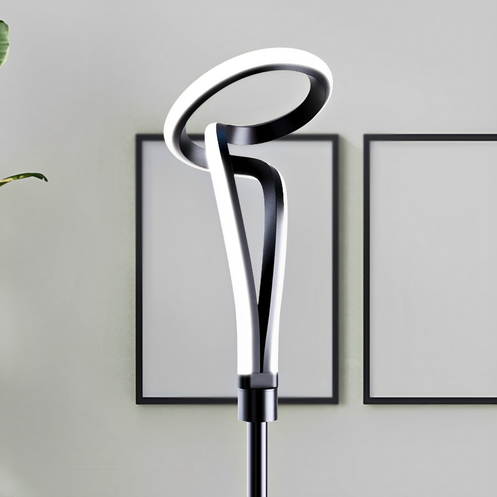 59" Sand Black LED Floor Lamp, 11W, 700 Lumens