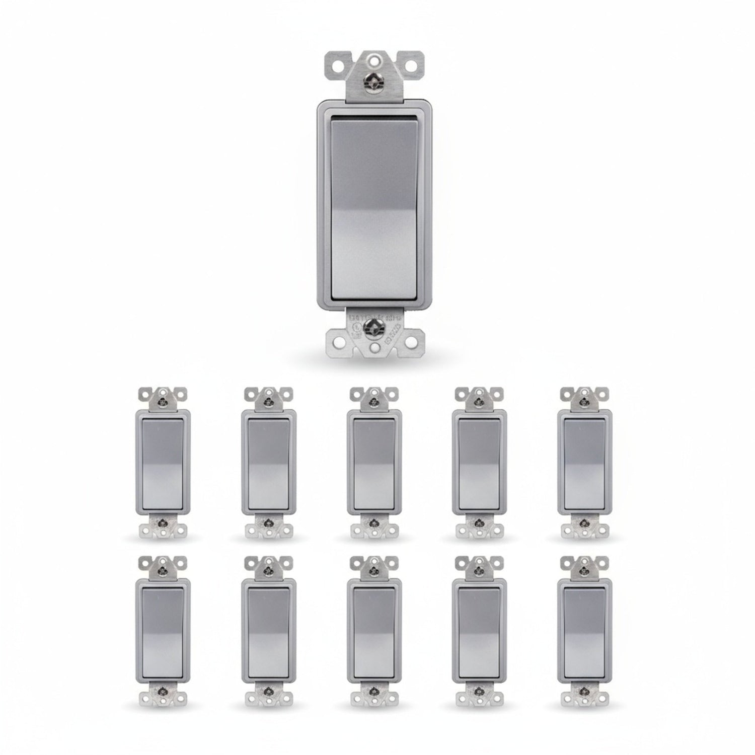 Enerlites Residential Grade 15A Decorator Quiet Switch, Four-Way