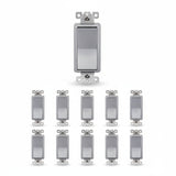 Enerlites Residential Grade 15A Decorator Quiet Switch, Four-Way