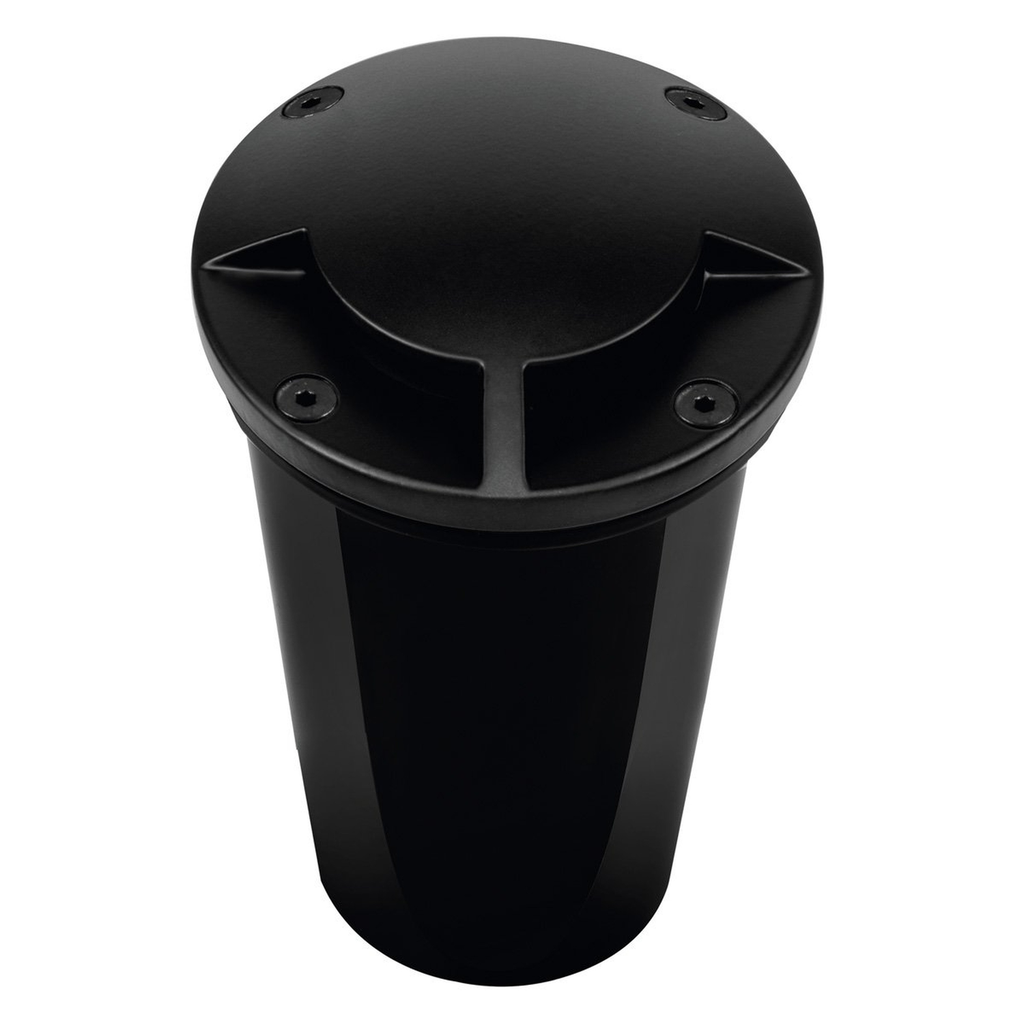 Black dual-aperture marker well light