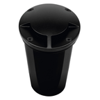 Black dual-aperture marker well light