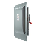 Siemens Heavy Duty 200 Amp 600-Volt 3-Pole Outdoor Fusible Safety Switch, model HF364R, alternate product view 4