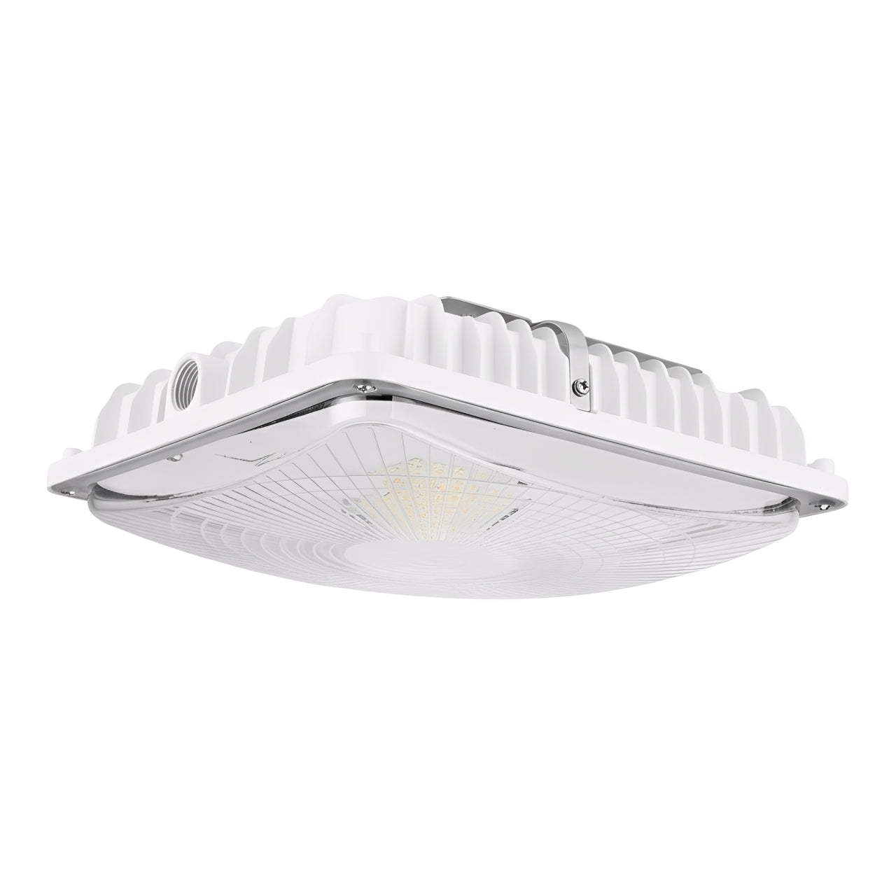 LED Canopy Light, 60W/46W/35W/24W, White, Selectable Wattage & CCT, 8400 Lumens