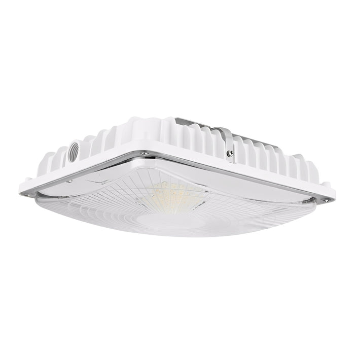 LED Canopy Light, 60W/46W/35W/24W, White, Selectable Wattage & CCT, 8400 Lumens