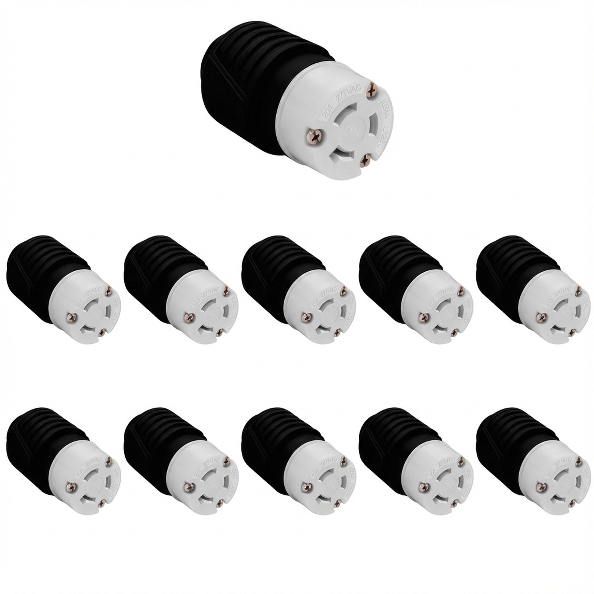 Enerlites Industrial Grade Locking Cord Connector, 20A, L7-20C