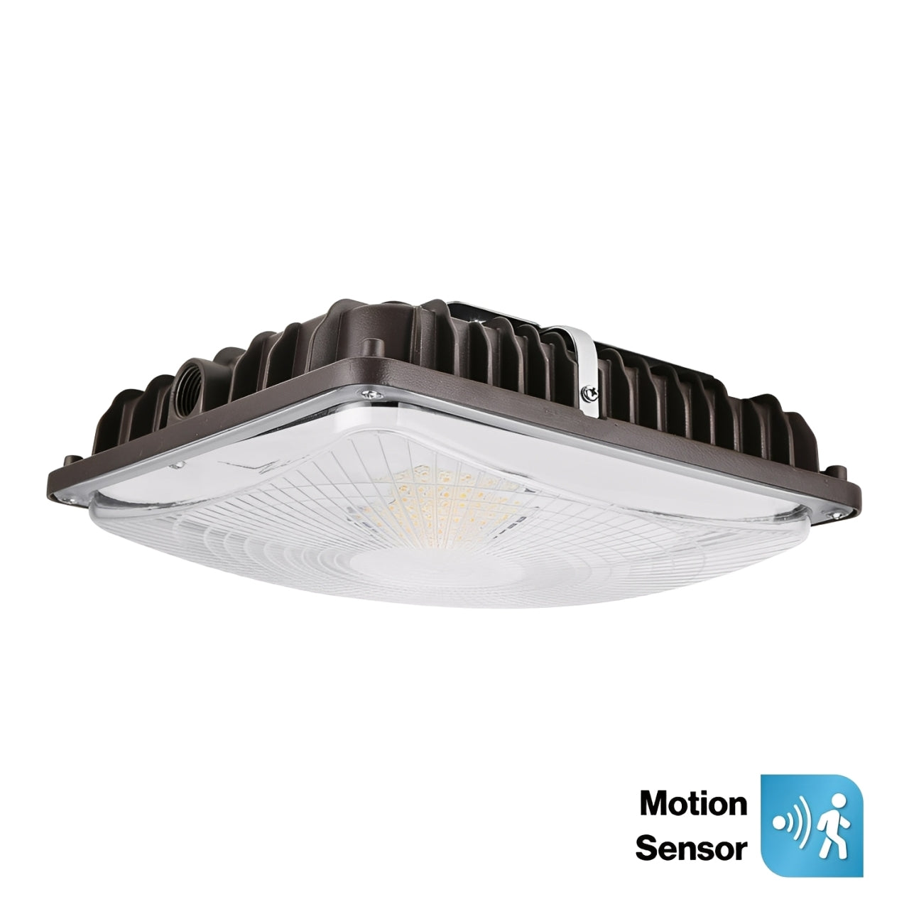 LED Canopy Light, Motion Activated, 60W/46W/35W/24W, Selectable CCT, 8400 Lumens