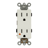 Enerlites Isolated Ground 15A Tamper-Resistant Decorator Receptacle, 5-15R