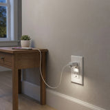 Enerlites Residential Grade 15A Tamper-Resistant Duplex Receptacle with Night Light