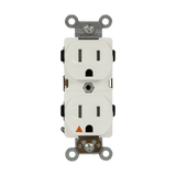 Enerlites Industrial Grade Isolated Ground Heavy Duty 15A Tamper-Resistant Duplex Receptacle, 5-15R